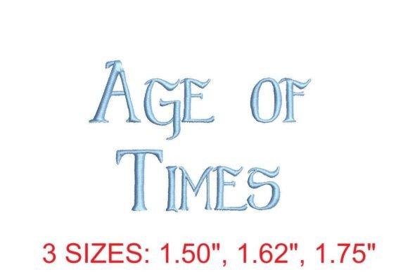 Age of Times Embroidery Font: A Designer's Deep Dive