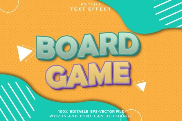 Board Game Editable Text Effect: Unlocking Playful Design Potential