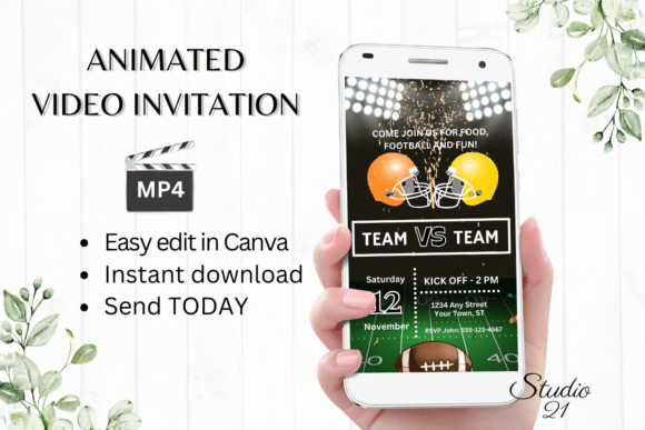 Electronic Football Game Invitation: Your Instant Digital Playbook