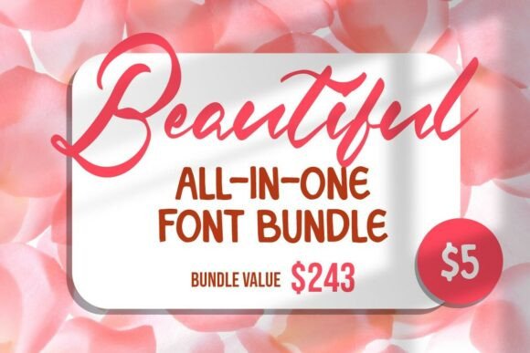 Elevate Every Project with the All-in-One Font Bundle