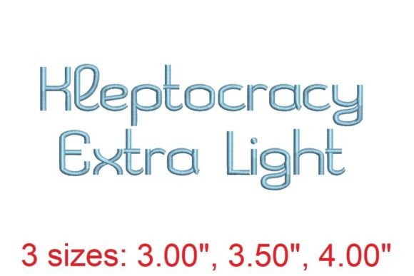 Elevate Your Embroidery with Kleptocracy EX LT