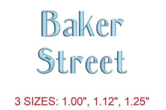Elevate Your Stitching: The Baker Street Embroidery Font