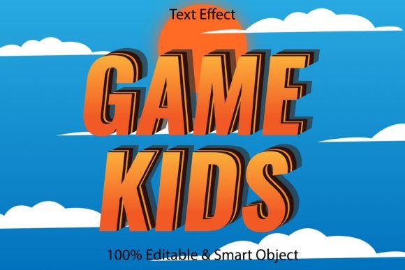 Game Kids Day Editable Text Effect for Playful Branding