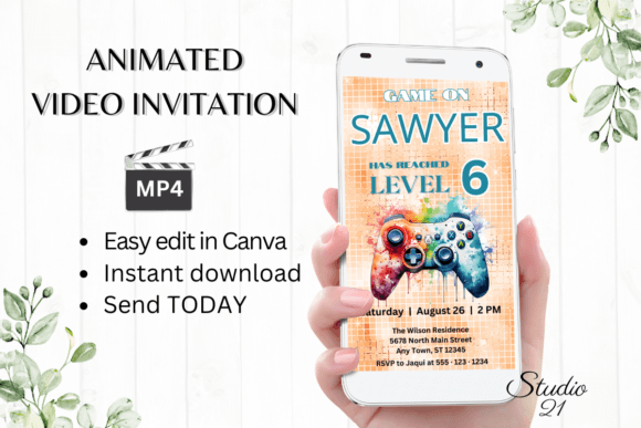 Level Up Your Party: The Ultimate Video Game Birthday Invitation