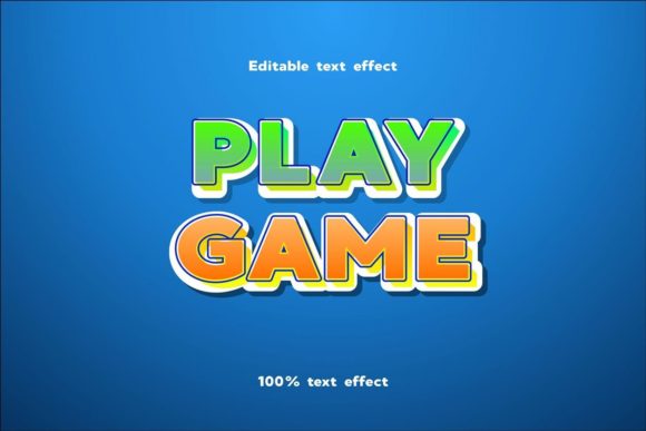 Play Game Text Effect: Your Illustrator Shortcut to Dynamic Graphics