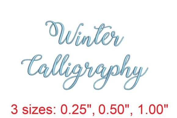 Winter Calligraphy: A Touch of Embroidered Elegance